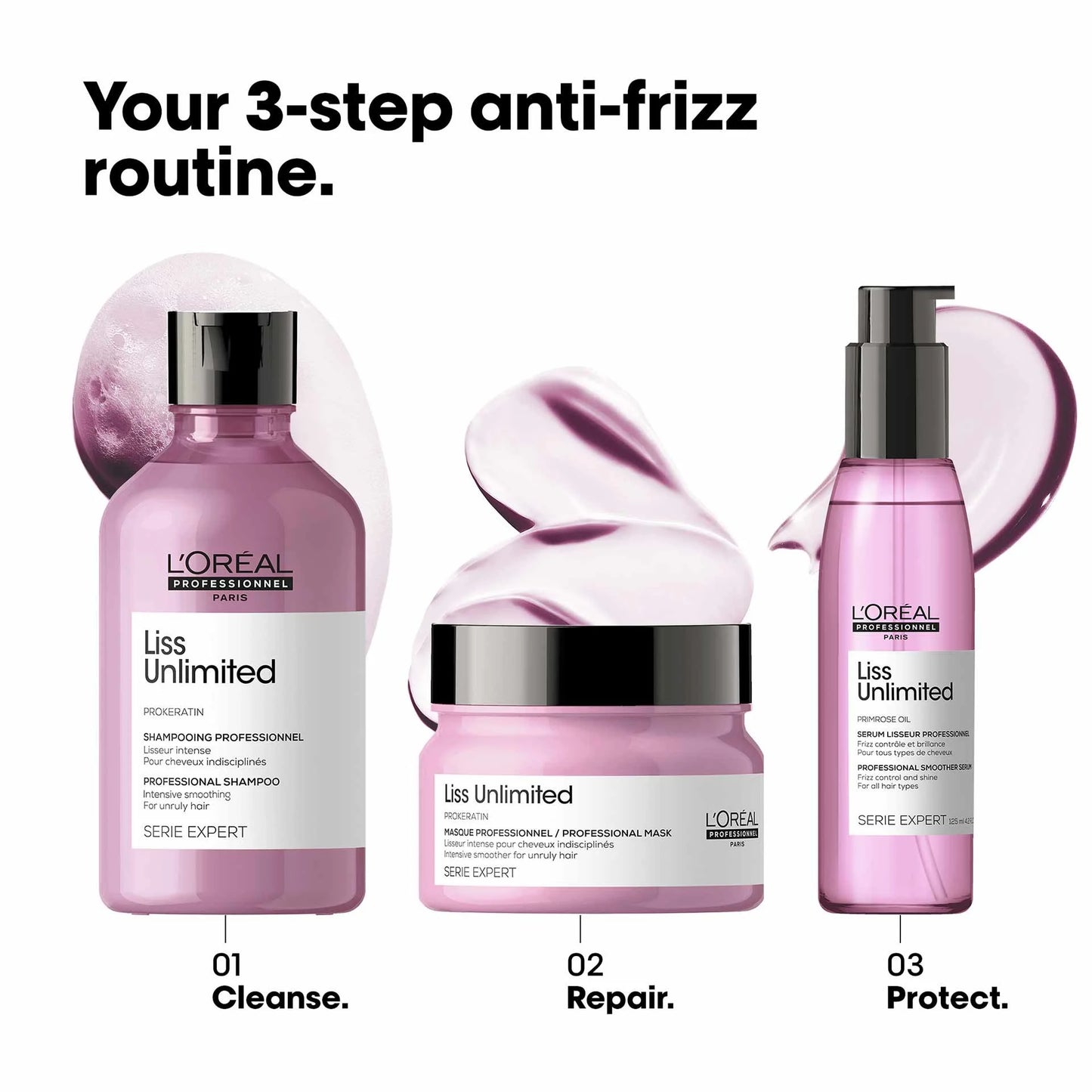 LOREAL LISS UNLIMITED PRO KERATIN SHAMPOO